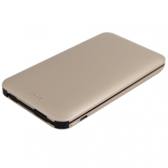 Ultra thin power bank with built-in cable and iphone tips